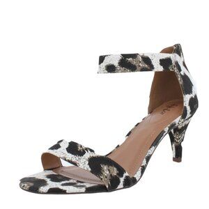 Style & Co Paycee Two-Piece Dress Sandals In Leopard Canv